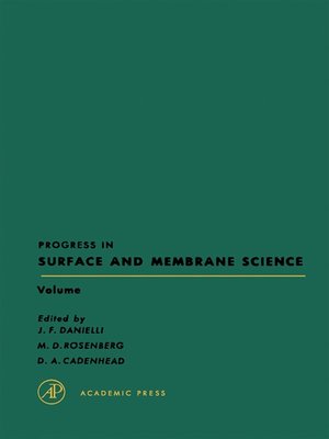 cover image of Progress in Surface and Membrane Science, Volume 7
